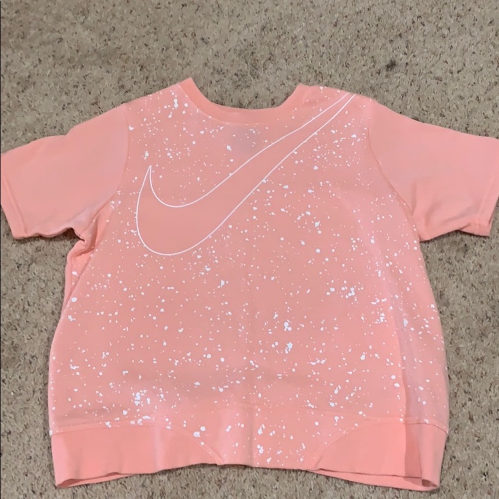 Girls Nike Short Sleeved Sweatshirt